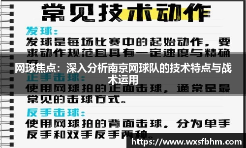 网球焦点：深入分析南京网球队的技术特点与战术运用